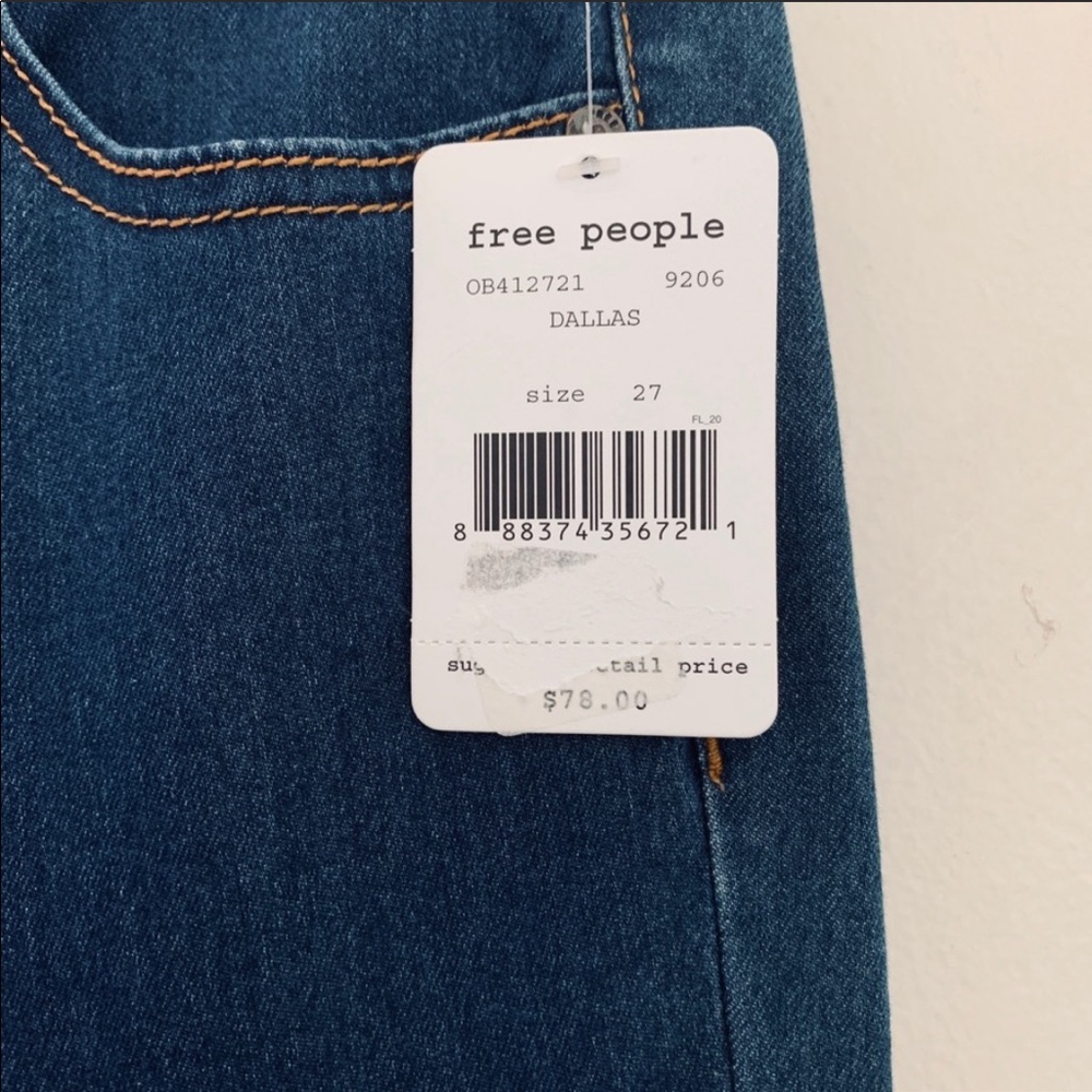 Free People Wide Leg Dallas Jeans. Size 27,28 - Picture 3 of 8